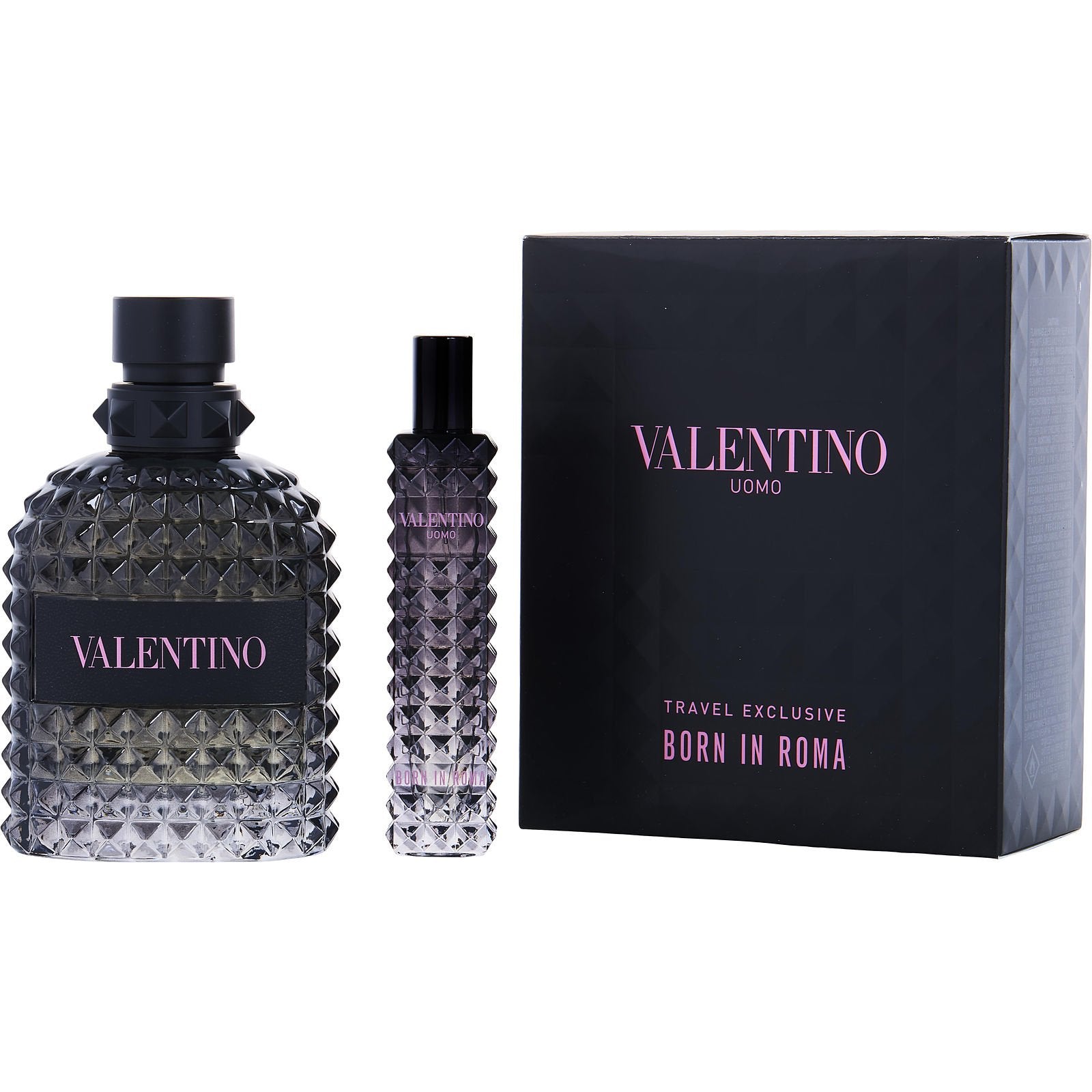 Valentino Uomo Born in Roma Eau de Toilette (M) / 2 Pc SP 3.4 oz; SP 0.5 oz