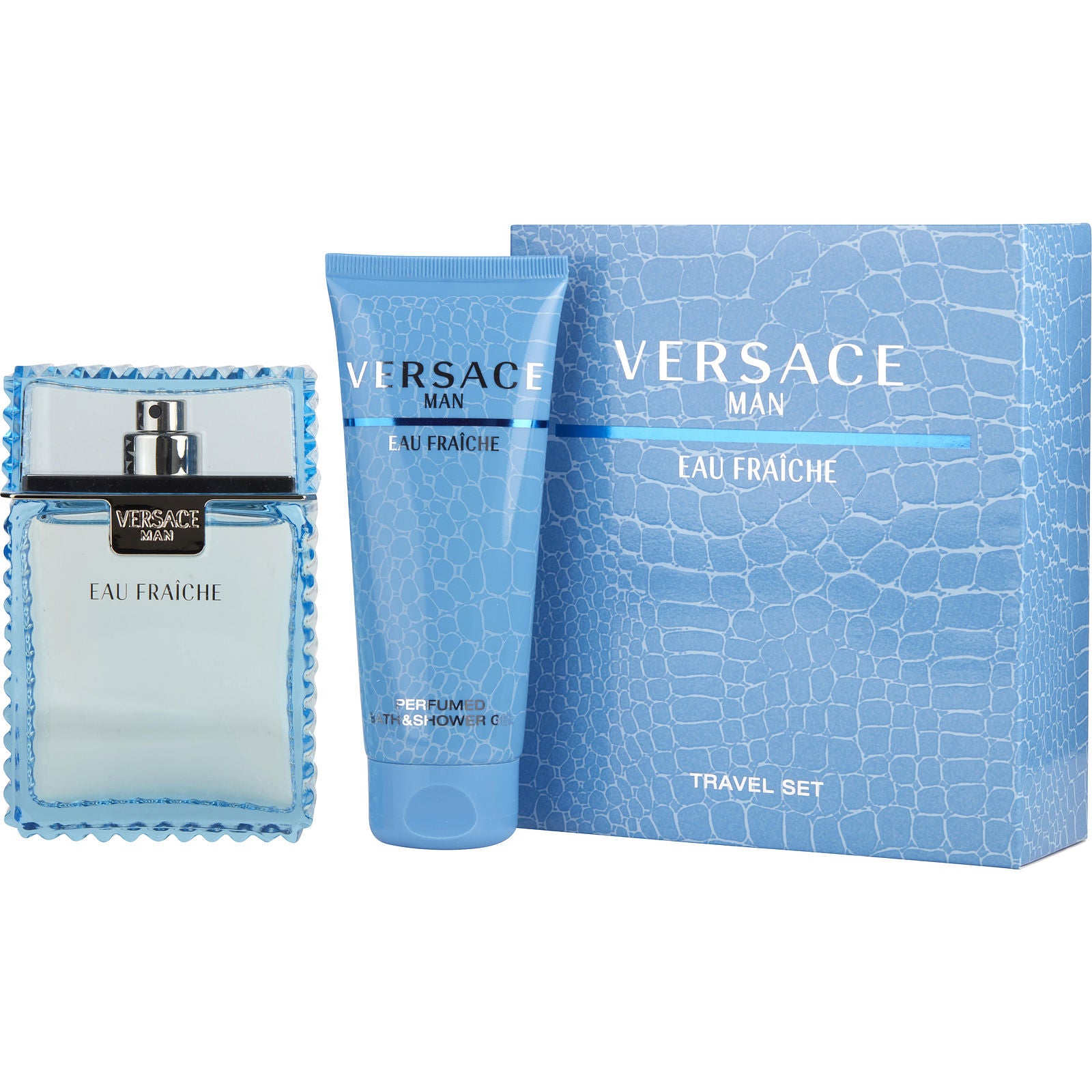 Versace Eau Fraiche Eau de Toilette (M) / 2 Pc SP 3.3 oz; SG 6.6 oz