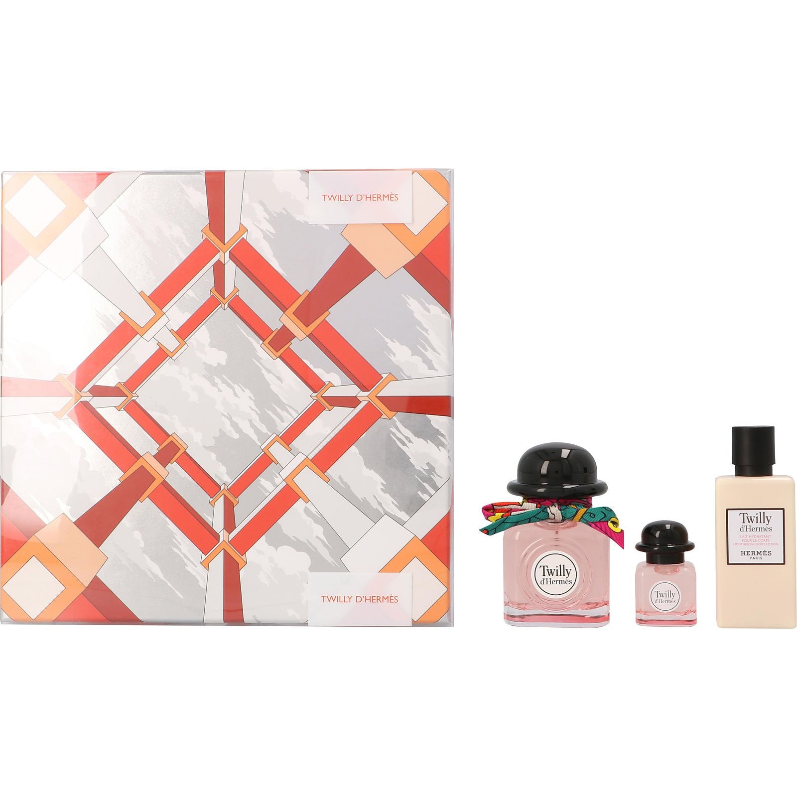Twilly D'hermes Eau De Parfum Spray 1.6 Oz & Body Lotion 1.4 Oz & Eau De Parfum 0.25 Oz Mini