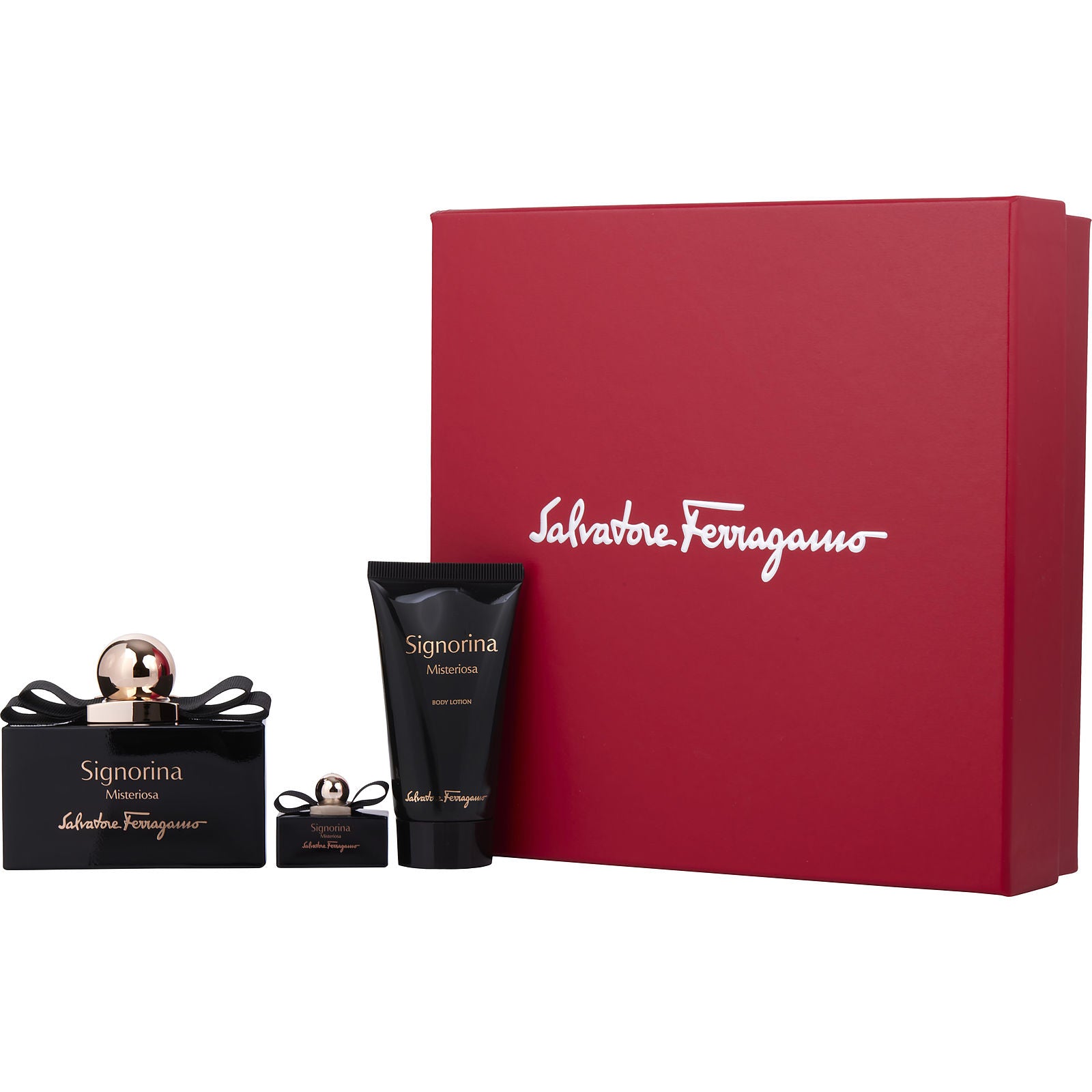 Ferragamo Signorina Misteriosa Eau de Parfum (W) / 2 Pc SP 3.3 oz; Mini SP 0.17 oz