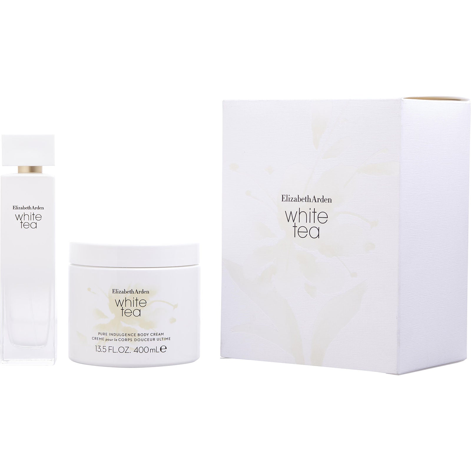 Elizabeth Arden White Tea Eau de Toilette (W) / 2 Pc SP 3.3 oz; Body Cream 13.5 oz