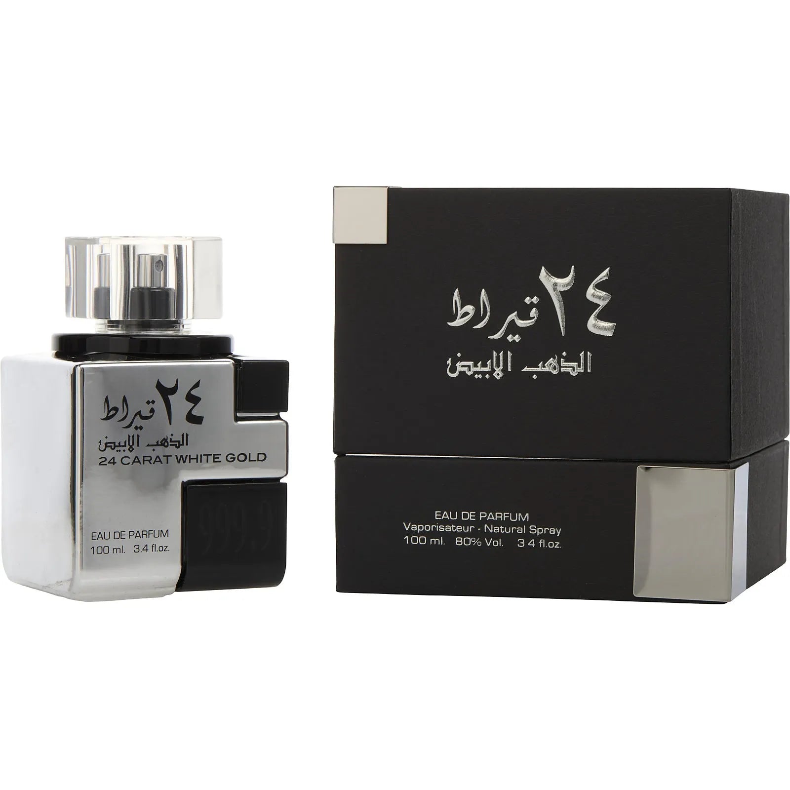 Lattafa Oro blanco de 24 quilates Eau de Parfum (U) / 100 ml
